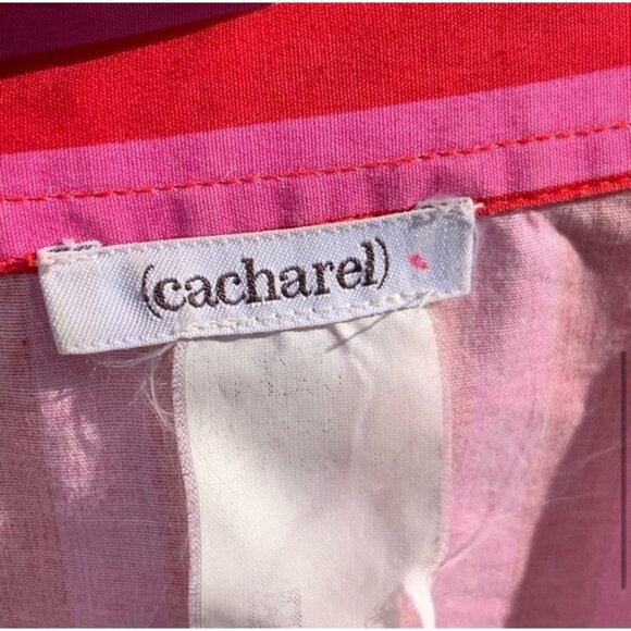 Cacharel Shirt Stripe Red Pink - Picture 5 of 9
